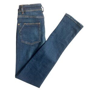 Zara Jeans Z1975 Zara Basic Denim Skinny Jeans Super High Rise Fit Blue Size 4